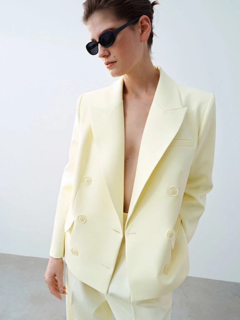 STRUCTURE double-breasted jacket