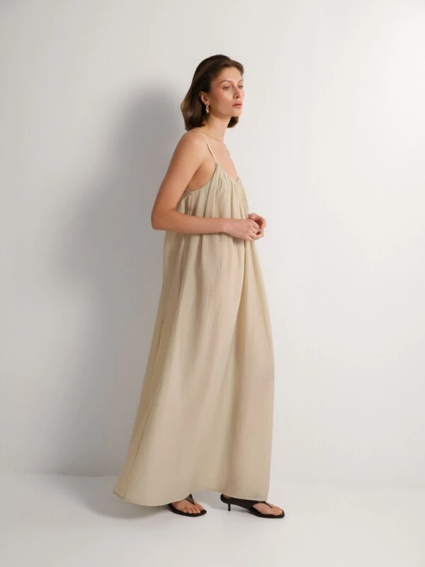 VEIL strapless dress