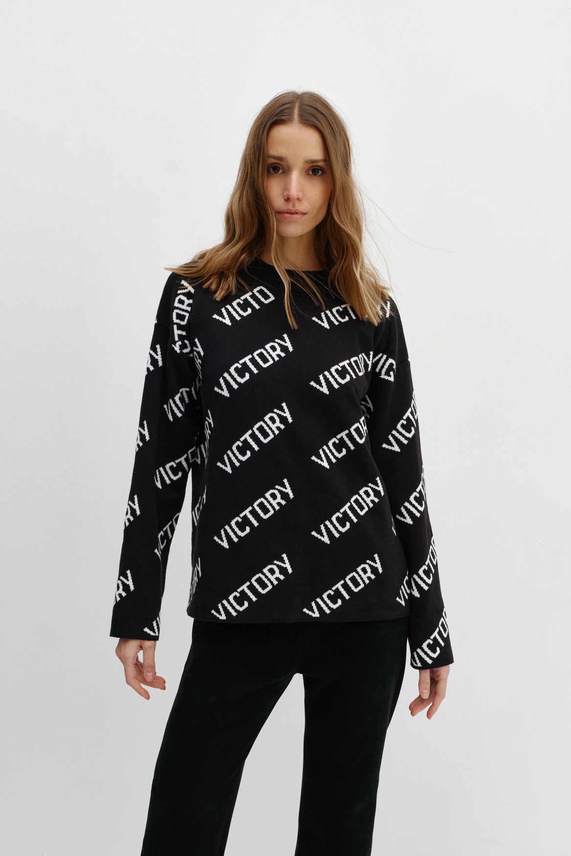 VICTORY Jumper with A Round Neck O TAJE victory-jumper-with-a-round-neck-o-taje