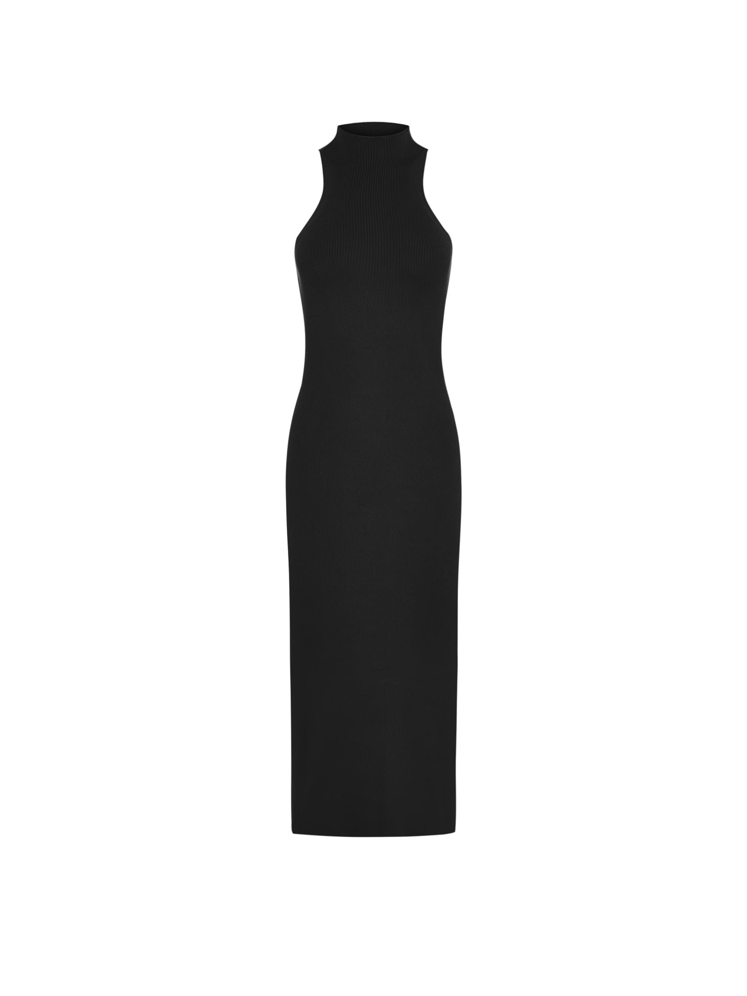 Celina Dress - Black Polka