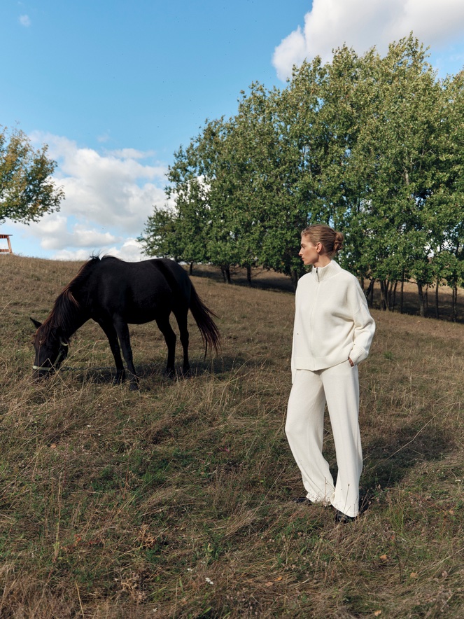 Штани PREMIUM WOOL WIDE LEG