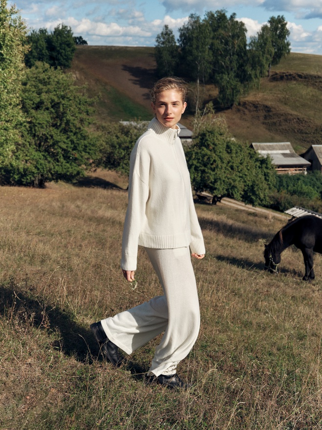 Штани PREMIUM WOOL WIDE LEG