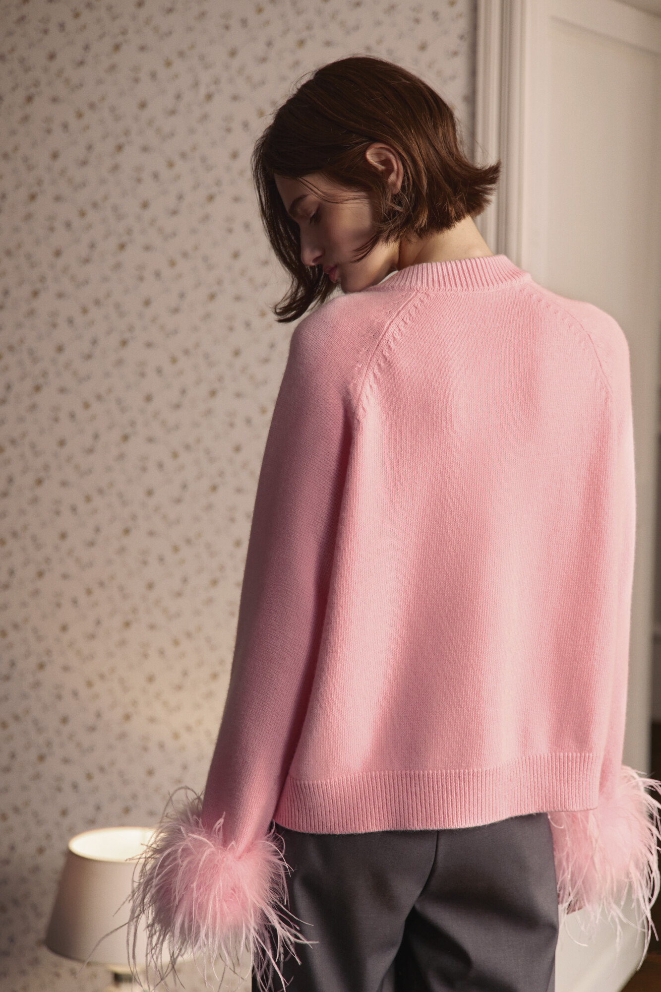 Кардиган з пір'ям O.TAJE x O.KONOVA