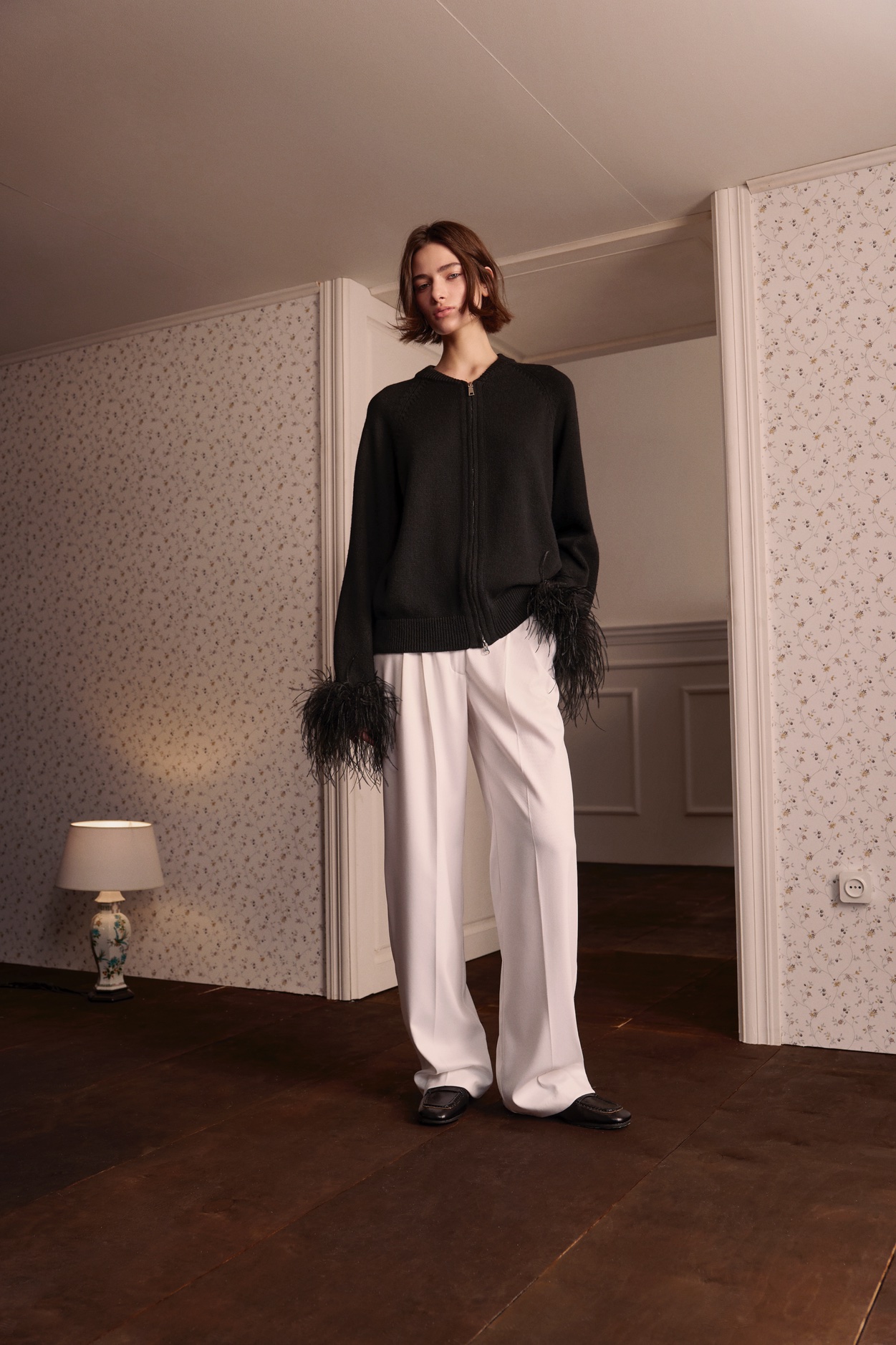 Кардиган з пір'ям O.TAJE x O.KONOVA