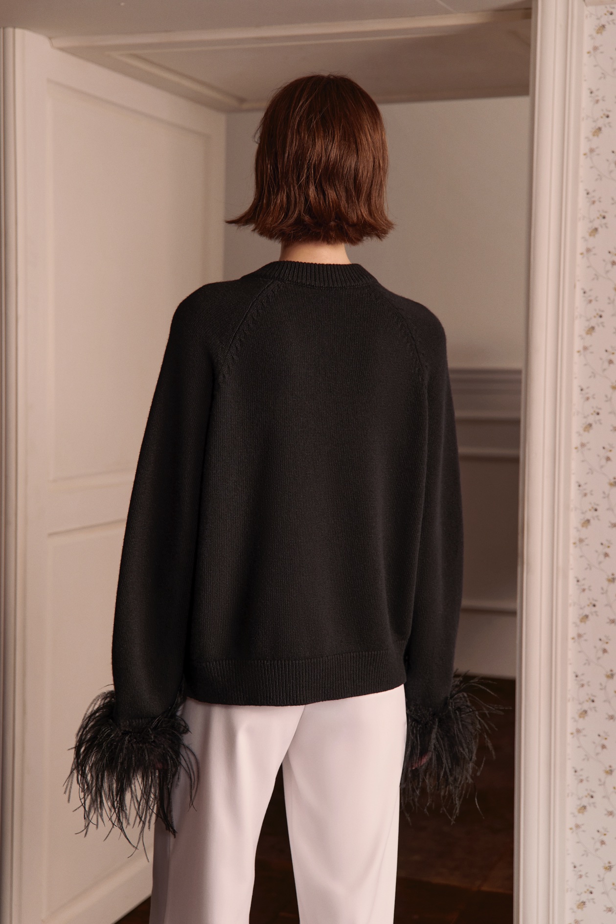 Кардиган з пір'ям O.TAJE x O.KONOVA