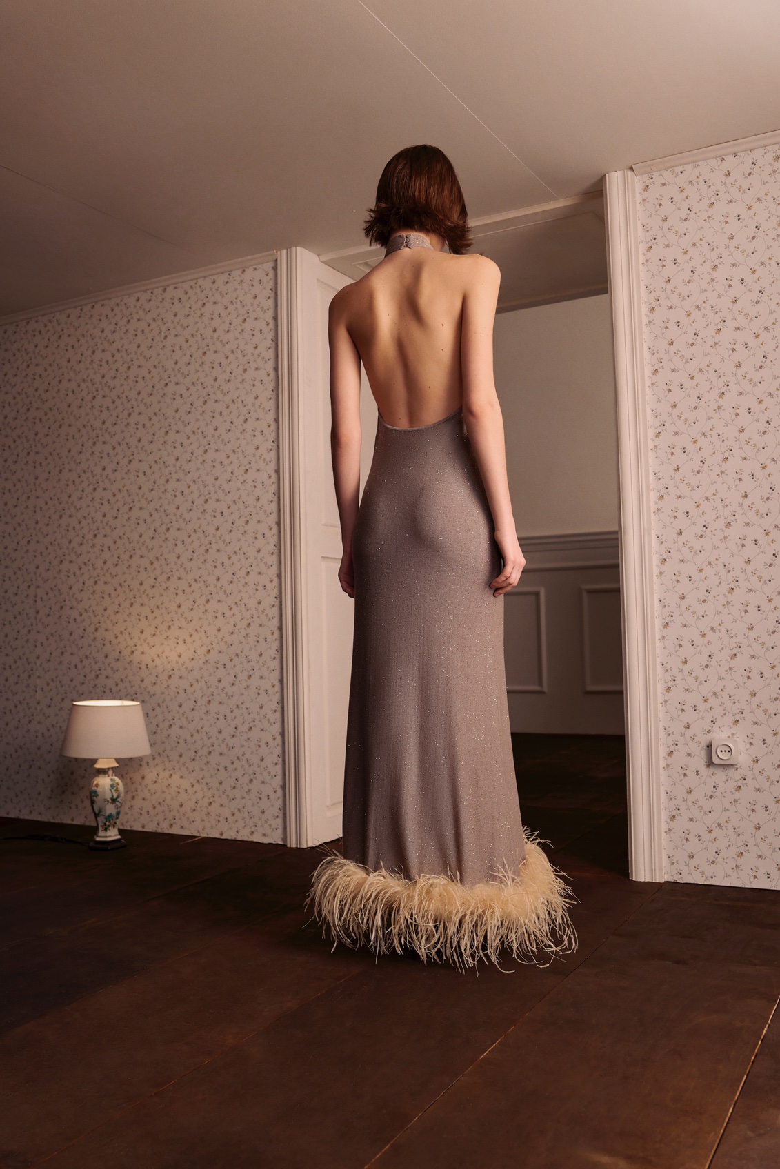 Сукня з пір'ям O.TAJE x O.KONOVA