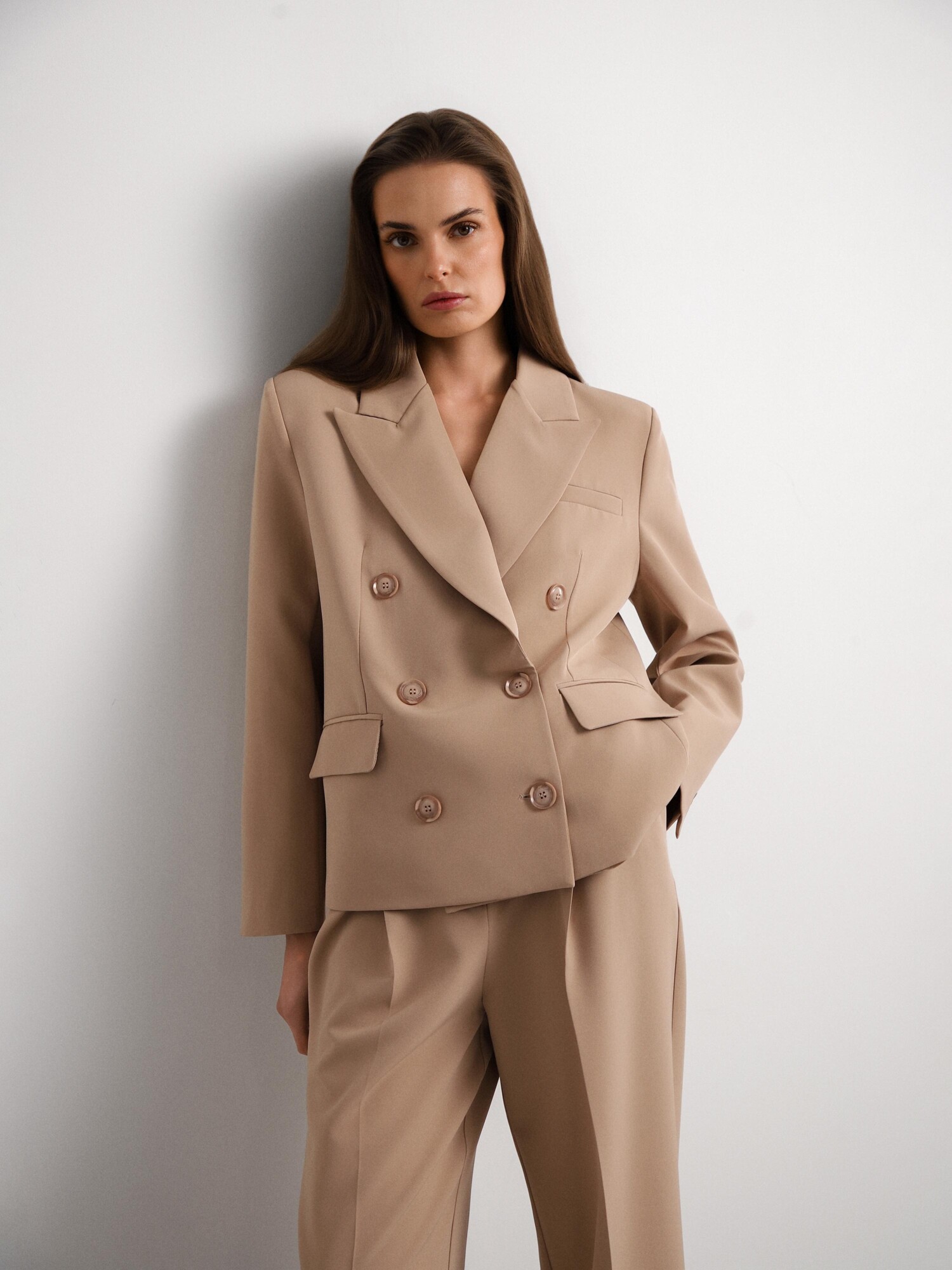 STRUCTURE double-breasted jacket